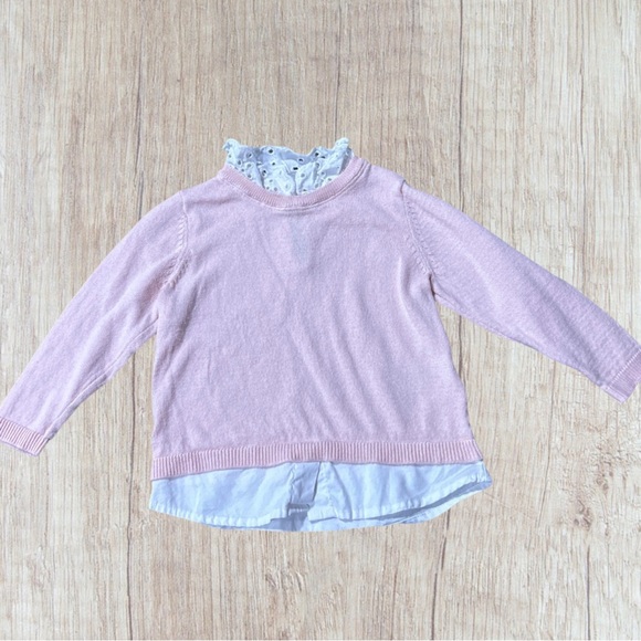 6-9m H&M Pastel Layered Sweater - Picture 1 of 3